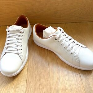 Cole Haan Women's Grand Pro White Leather Sneakers Size 8